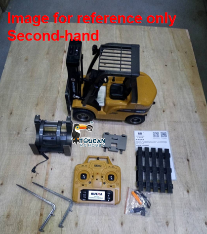 TOUCAN RC HOBBY Schnell ausverkauft Kostenloser Versand Gebraucht EU-Lager HIUNA 577 1/14 Elektrisches ferngesteuertes Gabelstapler-Modell RC Baustellenfahrzeug Batterie Licht Soundeffekt Batterie