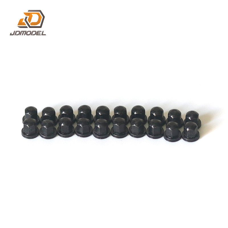 TOUCAN RC HOBBY Metal Painted Wheel Hubs Rims Screws for 1/14 JDModel RC Truck Remote Control Tractor Trailer Cars Hobby Model Toys