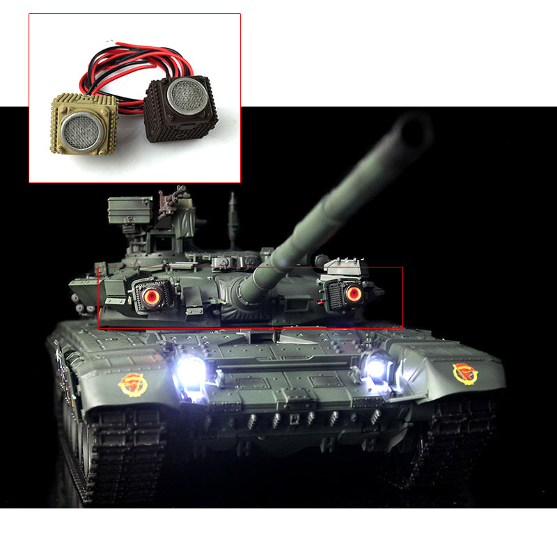 TOUCAN RC HOBBY US Stock Heng Long 1/16 Scale 6.0 7.0 3938 Model Russian T90 Remote Control Tank Part Red Black Eyes Upgraded DIY