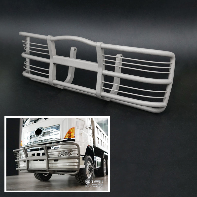 TOUCAN RC HOBBY Cabin Body Air Discharge Wheel Metal Carrier Second Plate Bumper for 1/14 LESU700 RC Tractor Truck DIY Model Dumper