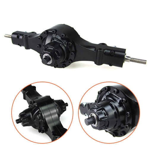 TOUCAN RC HOBBY LESU US Stock Differential Power Rear Through Axle Metal Spare Part for 1/14 Remote Control Tractor Truck Trailer Dumper Car DIY Model