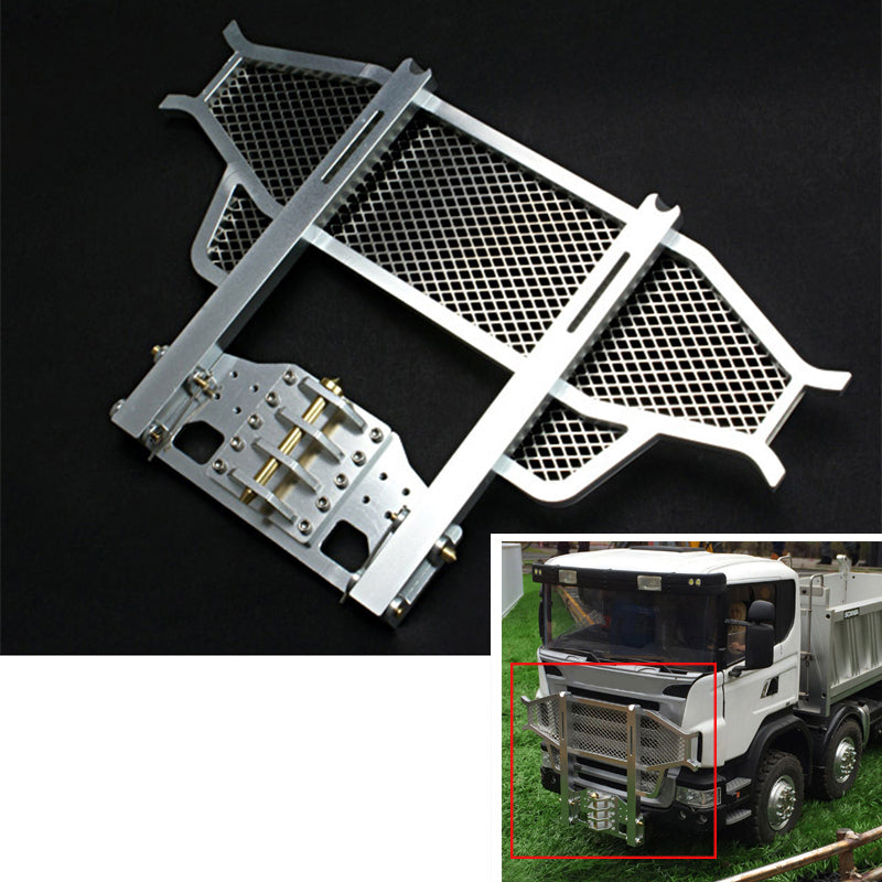TOUCAN RC HOBBY LESU Metal Front Bumper Chain Hook for 1/14 Scale R620 R470 RC Models Tractor Truck Radio Controlled Tamiiya