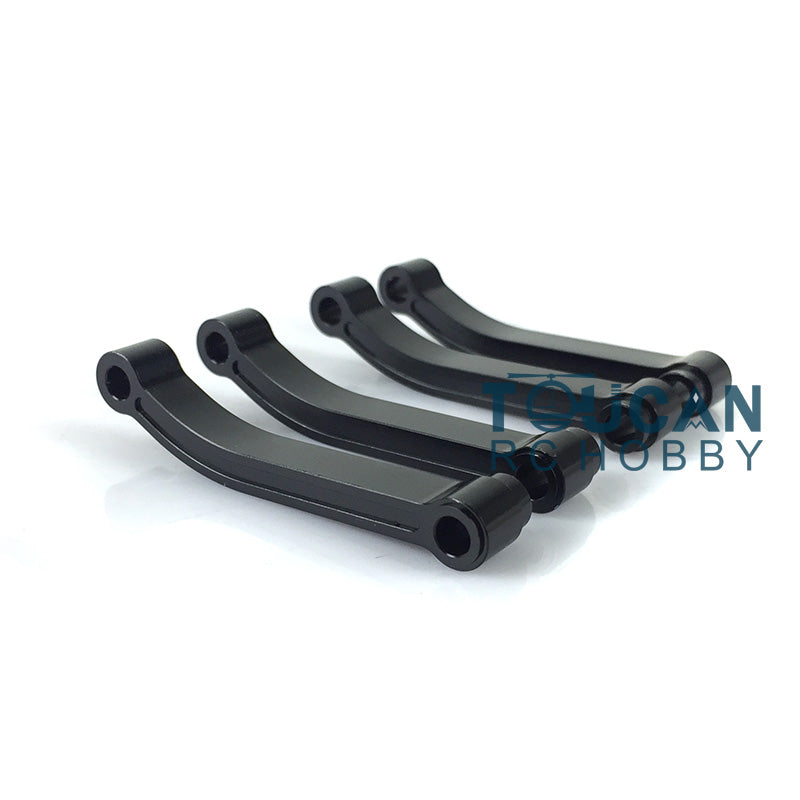 TOUCAN RC HOBBY LESU Metall-Ersatzteil schwarzes Link-Set für 1/14 ferngesteuerte zweiachsige RC-Zugmaschine DIY-Modell