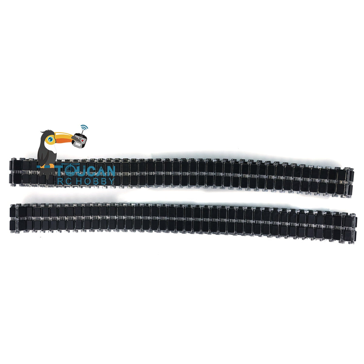 TOUCAN RC HOBBY Heng Long 1/16 Metal Parts for Radio Control Tank 3918 Metal Chassis Barrel Recoil Road Wheels Idler Sproket Tracks w/ Rubber Pad