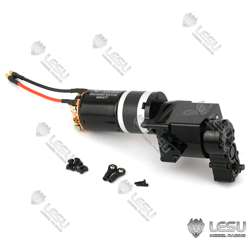 TOUCAN RC HOBBY LESU Gearbox Transmission 2Speed Motor 1/14 1/5 Planetary Reduction for 1/14 RC Tractor Truck Dumper Remote Controlled Lorry Car Hobby Model