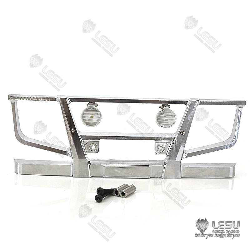 TOUCAN RC HOBBY LESU RC Model Parts Metal Front Bumper for 1:14 Scale TAMIIYA RC Tractor Truck Radio Control Vehicles