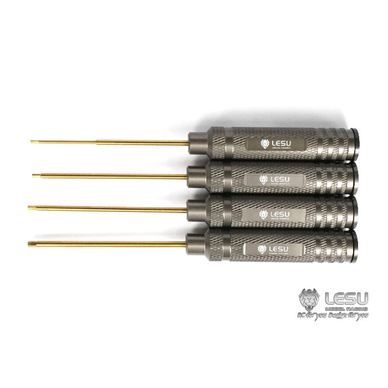 TOUCAN RC HOBBY LESU Metal Spare Part Screw Driver Tool for RC Tractor Truck 1/14 Trucks Excavator Loader Tipper Trailer 1.5/2.0/2.5/3.0MM