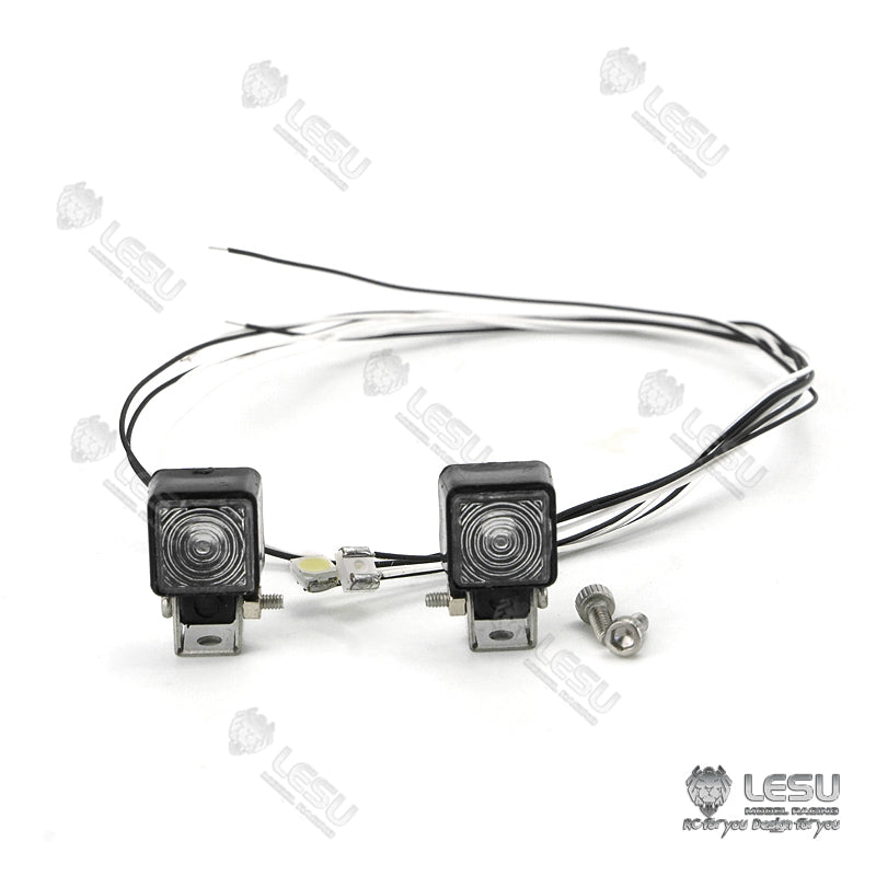 TOUCAN RC HOBBY LESU Projecteur LED échelle 1/14, pièce améliorée pour cabine arrière de camion tracteur RC, véhicule radiocommandé à monter soi-même, versions optionnelles