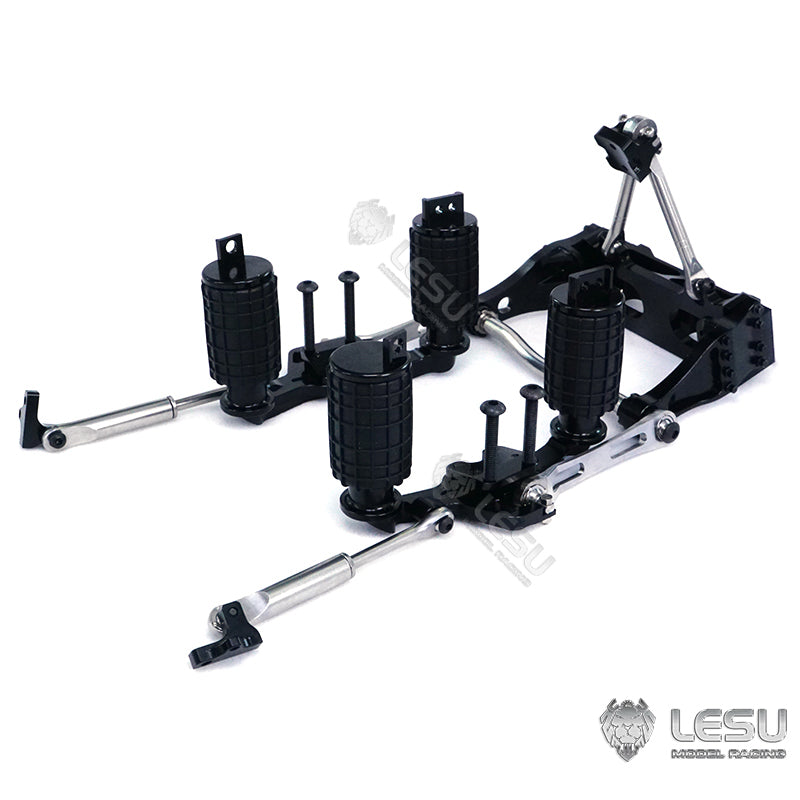 TOUCAN RC HOBBY LESU Metal Air Bag Suspension of Front Rear Axle for 1/14 RC Tractor Radio Control Truck DIY Hobby Model Construction Vehicles