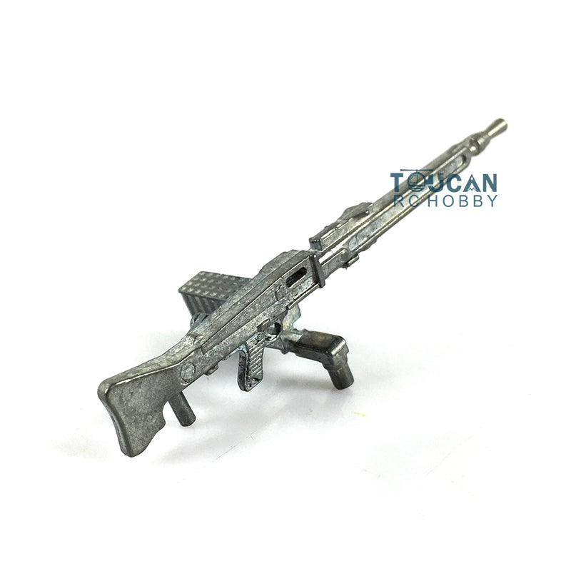 TOUCAN RC HOBBY US Stock Metal Spare Parts Machine Gun DIY Suitable for 1/16 3889 Heng Long Leopard2A6 RC Radio Controlled RTR Tank Decorative Part