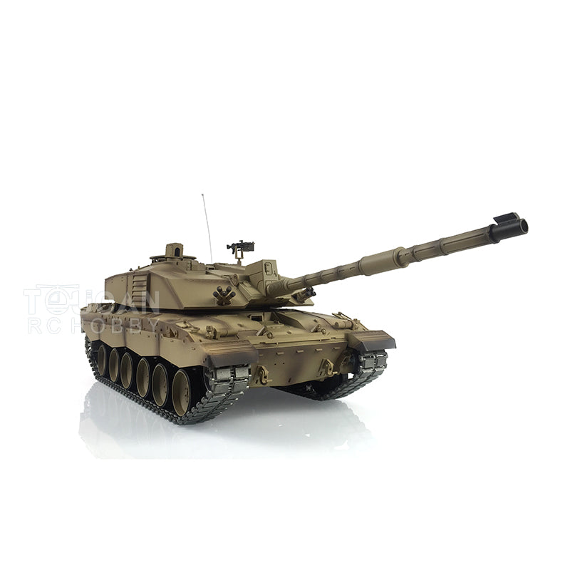 TOUCAN RC HOBBY Heng Long 1:16 7.0 2.4Ghz Upgraded British Challenger II RTR RC Tank Model 3908 BB Shooting Unit IR Metal Tracks Idlers Sprockets