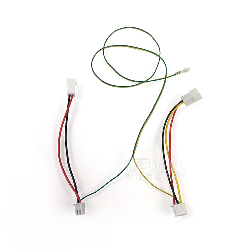 TOUCAN RC HOBBY Aiming Flash Laser Light Cables for Henglong 6.0 7.0 RC 1/16 360 Turret Tank Tiger M1A2 Model Vehicle DIY Accessories