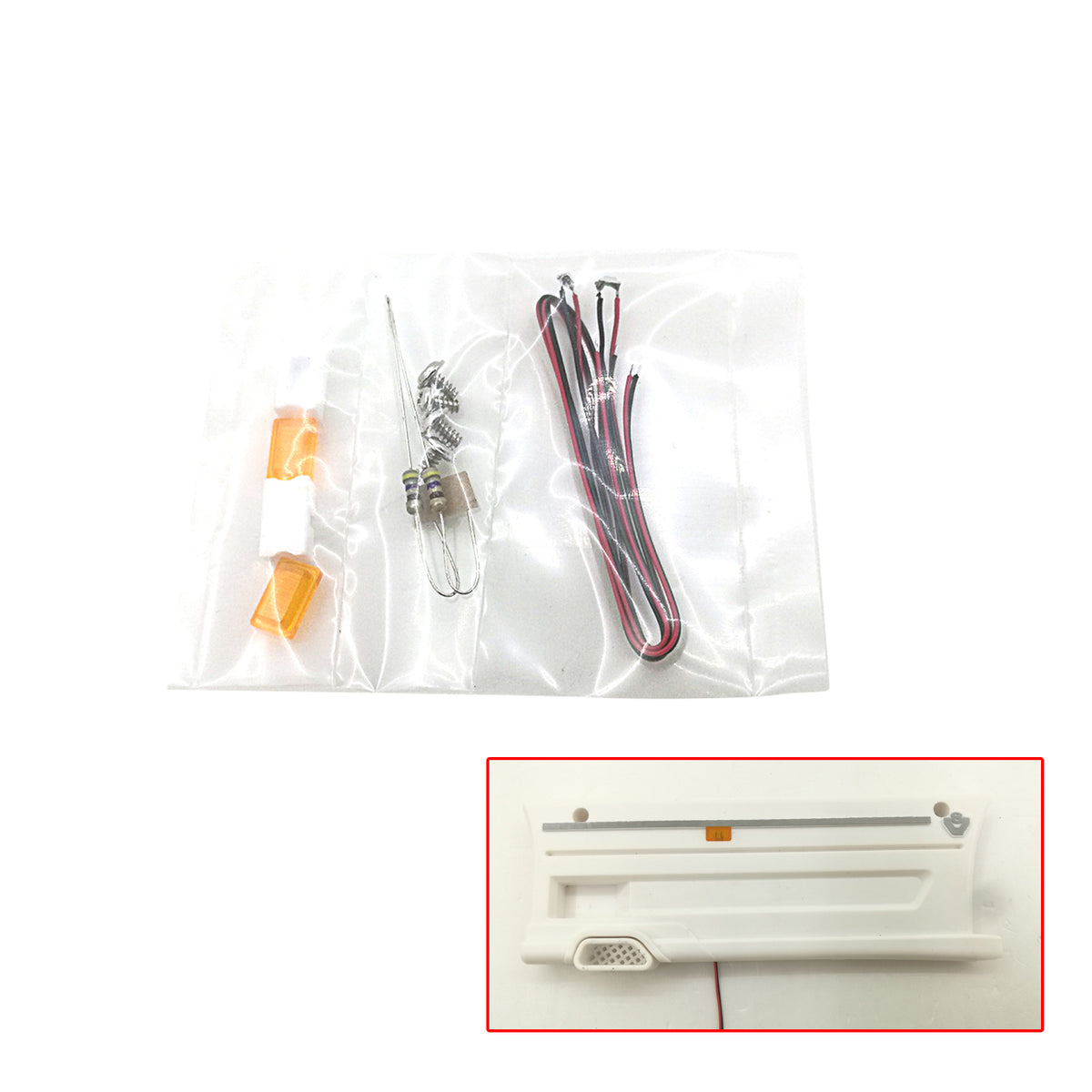 TOUCAN RC HOBBY Radio Trucks Spare Part Side Light LED Degree Model for DIY 1/14 RC Tractor SP0016 SP0017 Truck LESU Vehicles