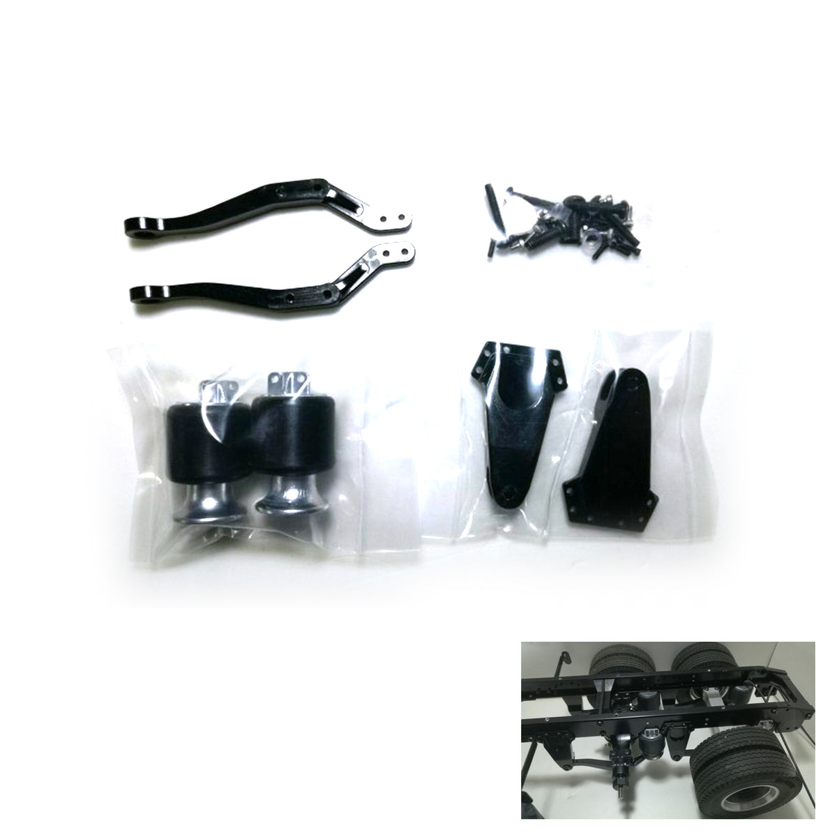 TOUCAN RC HOBBY RC Models Spare Parts Air Bag Suspension Degree for DIY Upgrade 1/14 56335 RC Tractor Truck LESU Dump Tipper Car