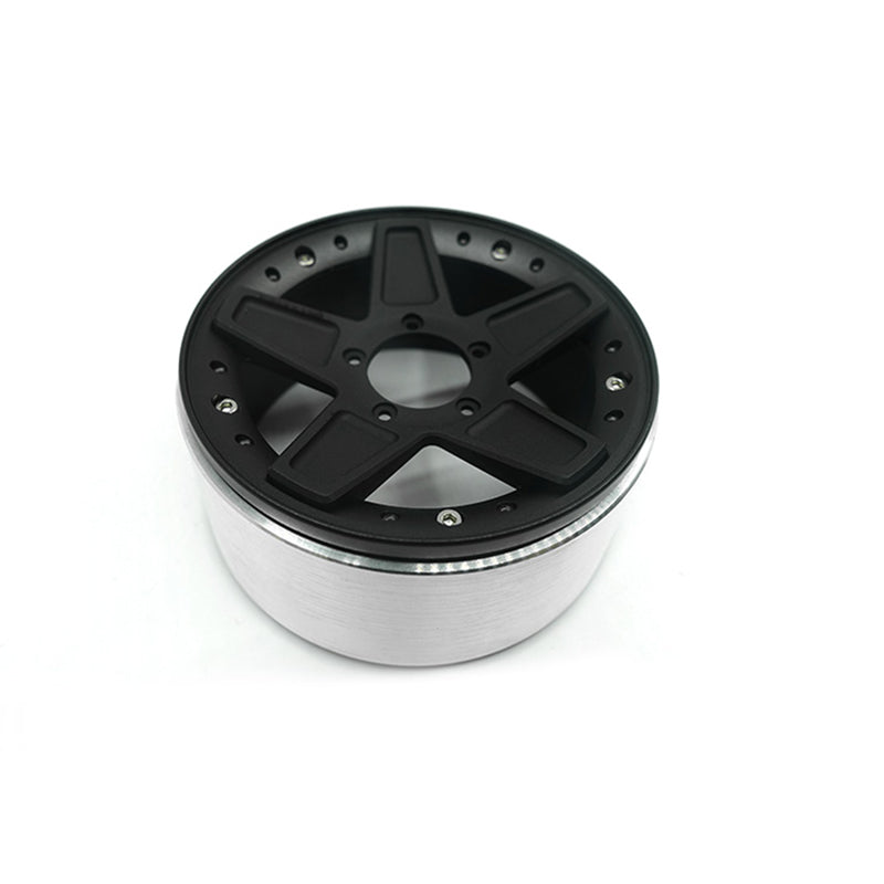 TOUCAN RC HOBBY CAPO Metal Front Air Grille Hood Rib Tire Engine Decorative Parts Wheel Hub for 1/6 SIXER1 RC Crawler Car