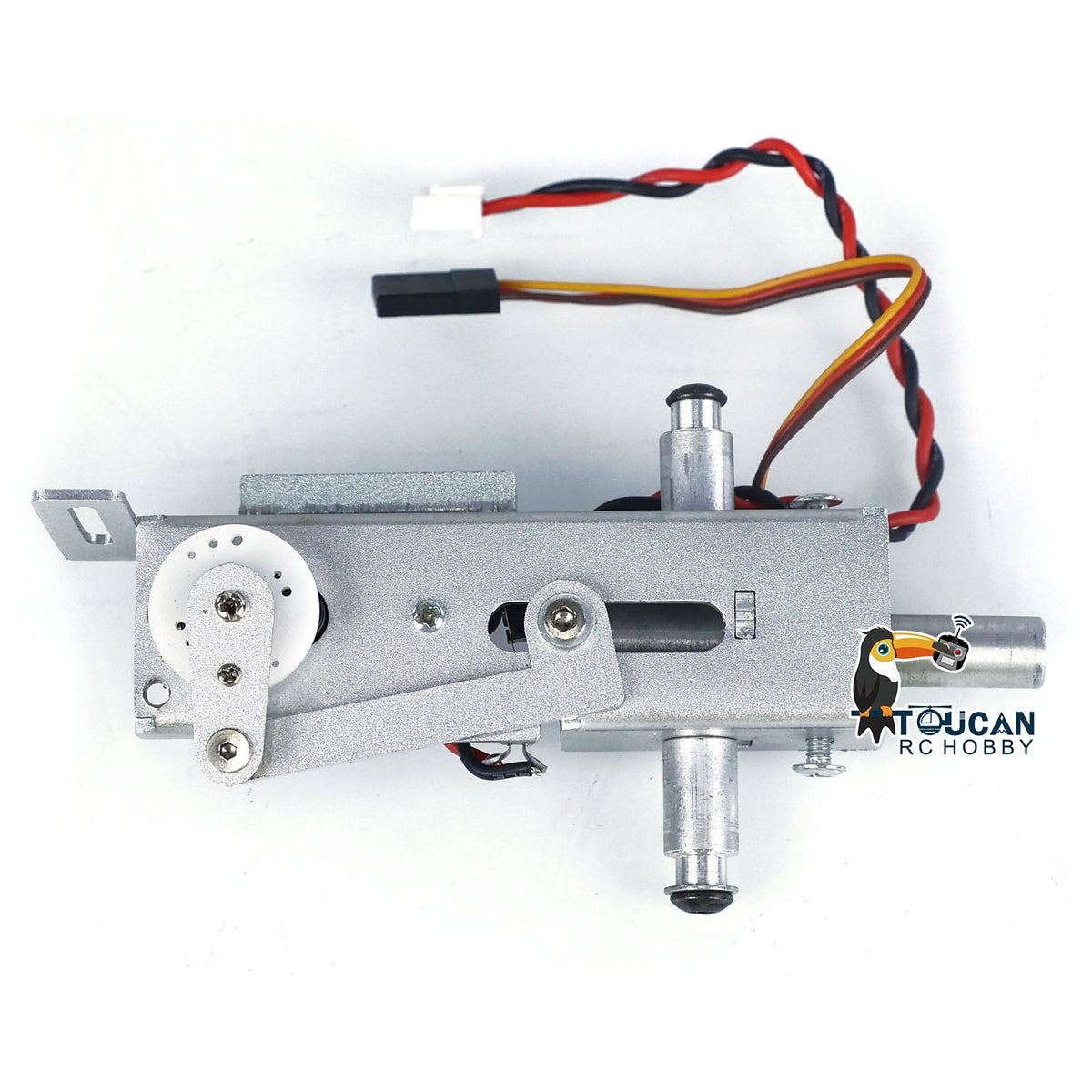 TOUCAN RC HOBBY Electric Slip Ring 360 Rotation Motors Metal Barrel Recoil Gearbox for Heng Long 1/16 RC Tank TK7.1 Ultimate II Driving Gearbox Spare Mainboard Part