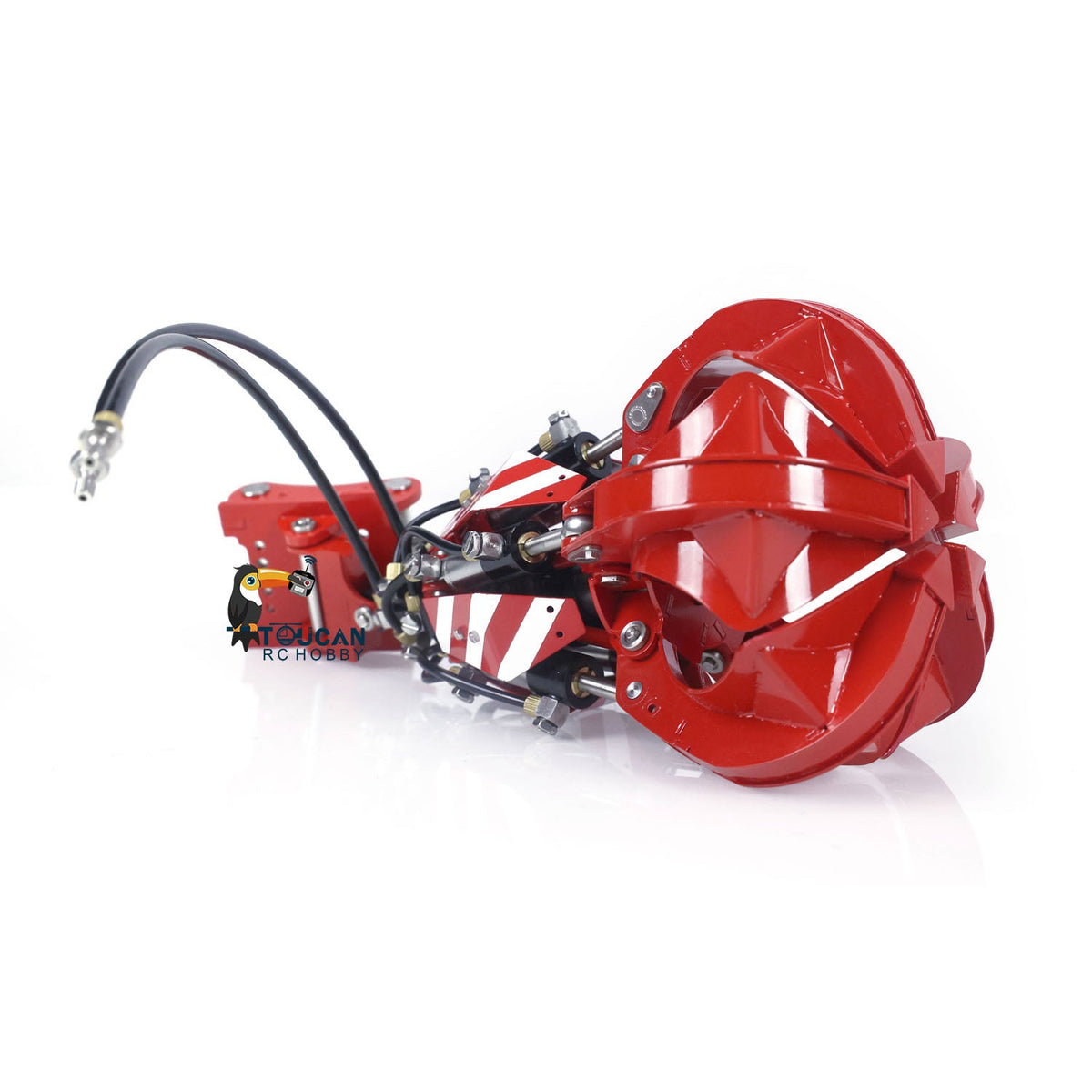 TOUCAN RC HOBBY Metal Hydraulic Grab Upgraded Accossories DIY Part Optional Versions for 1/14 LESU RC Excavator B0001 Truck Model