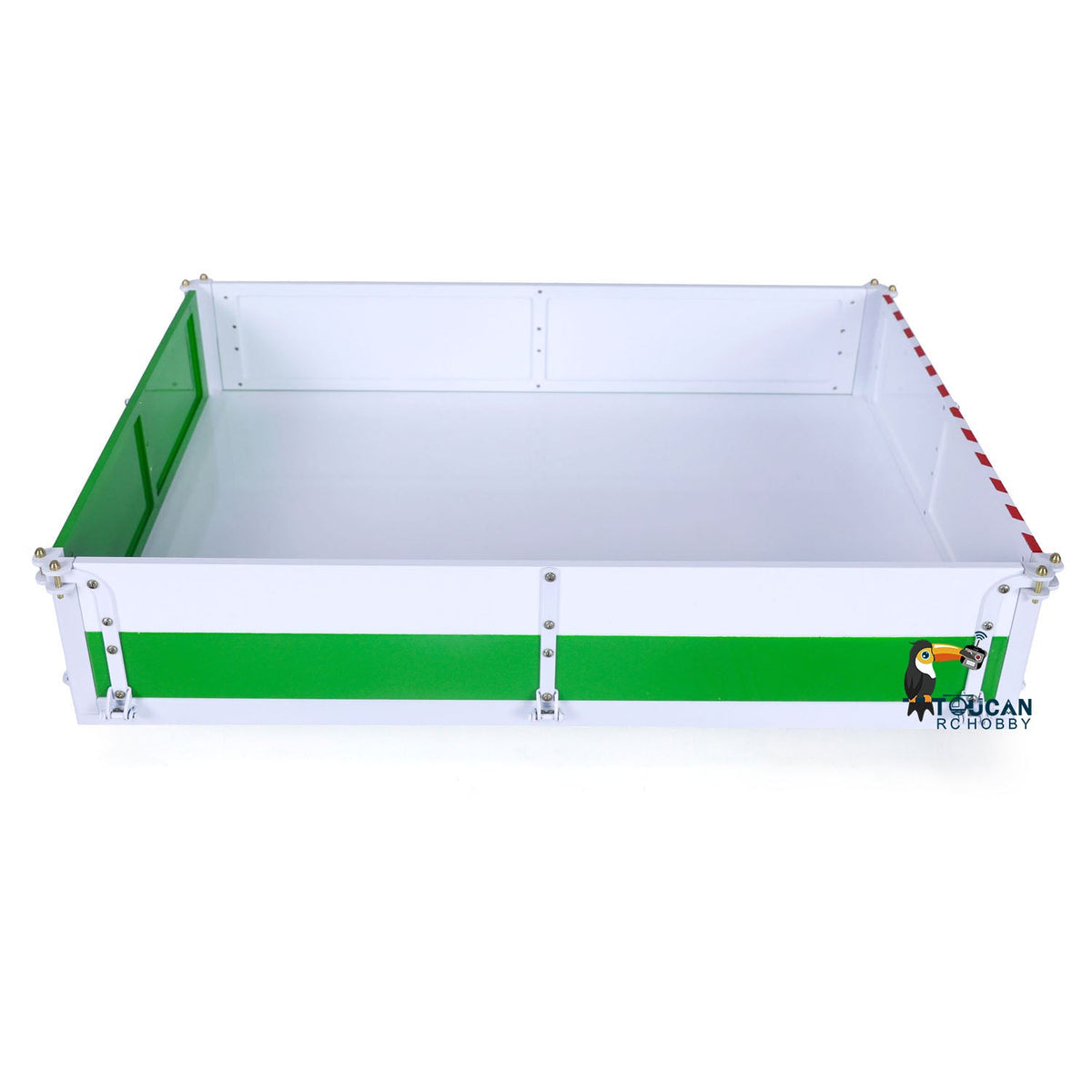TOUCAN RC HOBBY LESU 1/14 RC 280MM Metal Bucket Cargo Box 8*8 for Radio Controlled Tractor Truck DIY Model Parts for Truck Refitting