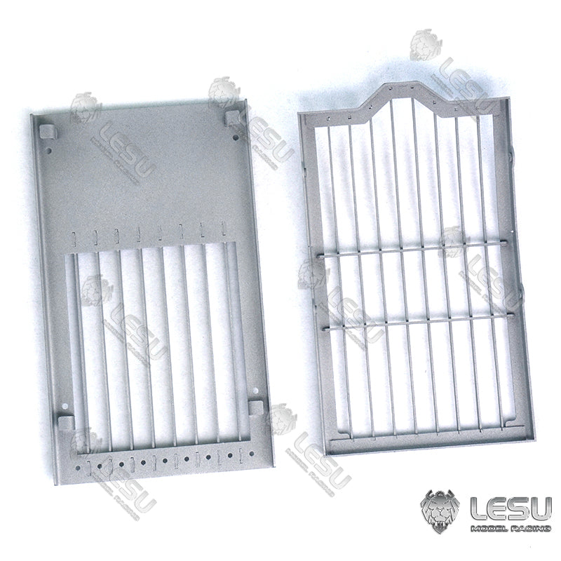 TOUCAN RC HOBBY Metal Heavy Ripper fork Bucket Trailer Quick Detachable Fixed Mount Protective Fences for LESU 1/14 C374 RC Hydraulic Excavator