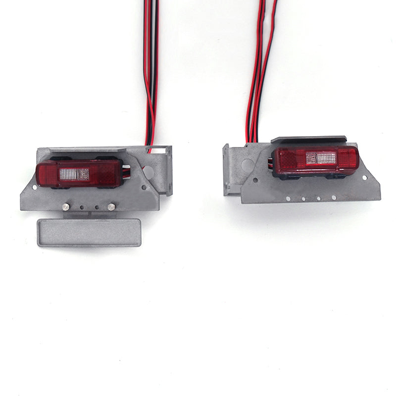 TOUCAN RC HOBBY Plastic Taillight LED Lamp for LESU 1/14 Radio Control Flatbed Tractor Truck Flat-bed RC Car Model Replacement Parts