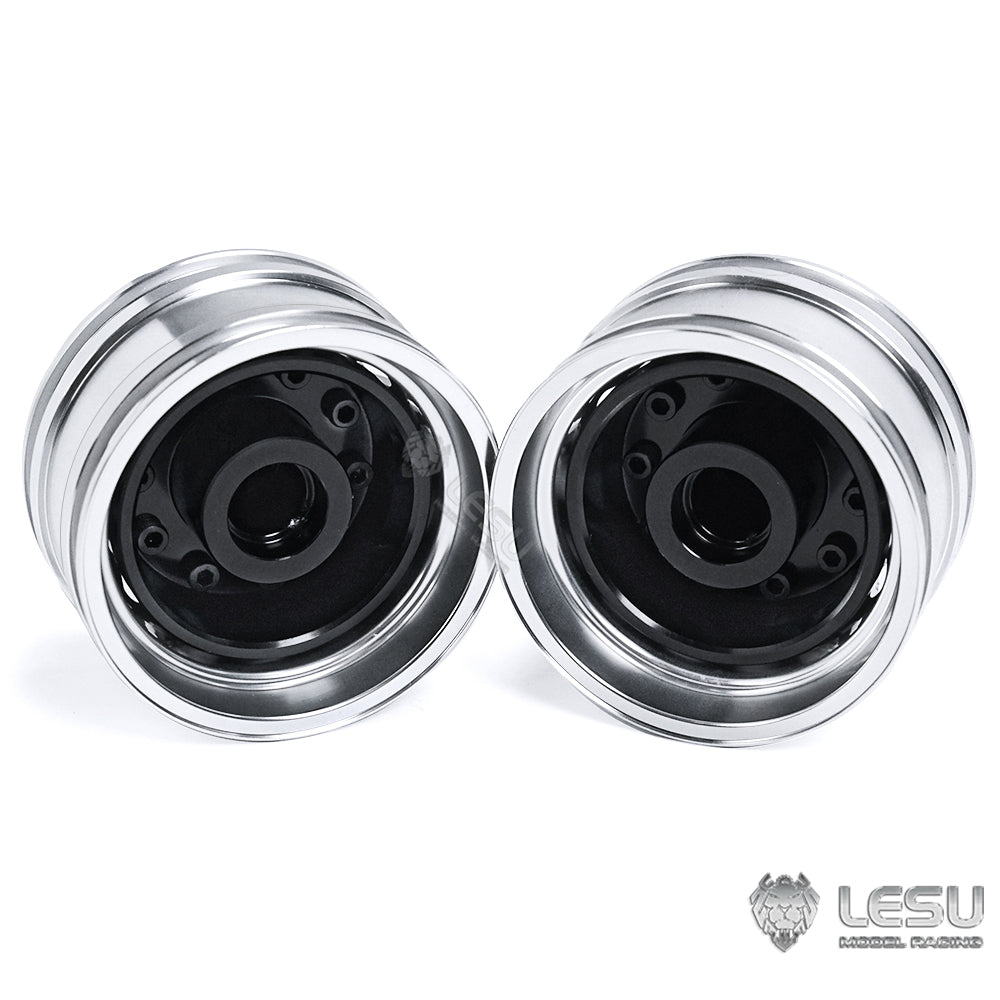 TOUCAN RC HOBBY LESU Metal Wheel Hubs Hexagon Bearing Brake Drum Suitable for 1/14 RC Car Dumper Optional Versions non-power Front Axles
