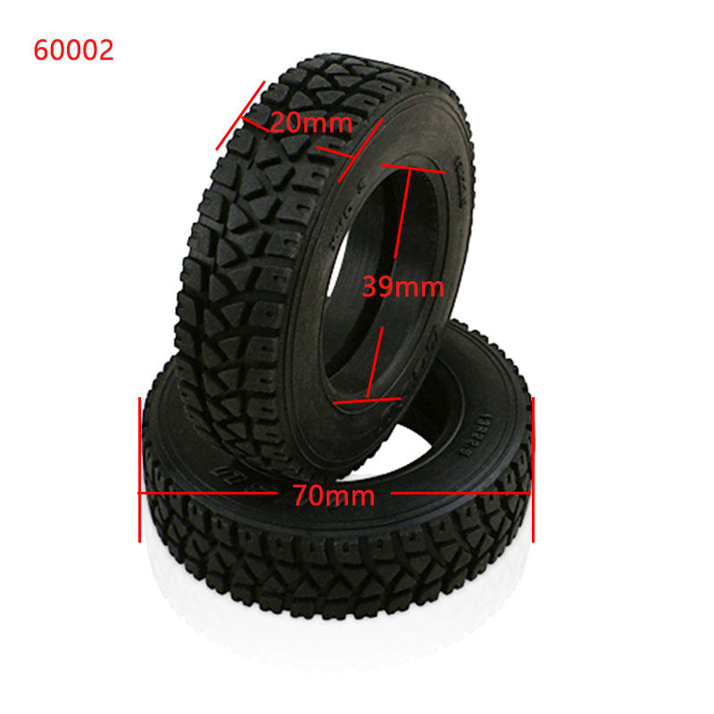 TOUCAN RC HOBBY LESU Metal Wide Front Rear 41.5MM Wheel Hub Wide Narrow Tire Parts for 1/16 RC Tractor Truck Trailer Dumper