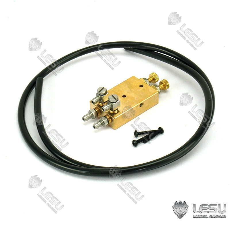 TOUCAN RC HOBBY LESU Hydraulic Control Protector Metal Regulating Relief Valve Part for 1/14 RC Model Tractor Truck Loader Excavator