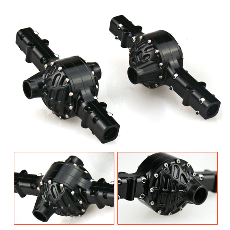 TOUCAN RC HOBBY LESU Metal Fixed Base Rear Axles Shell Housing Differential Lock Accessory par DIY for 1/14 TAMIIYA RC Tractor Truck Dumper Cars
