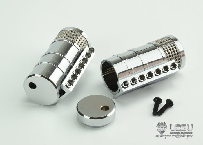 TOUCAN RC HOBBY US Stock LESU Metal Air Filter for 1/14 KING Globe Remote Controlled Tractor Truck Car DIY Model