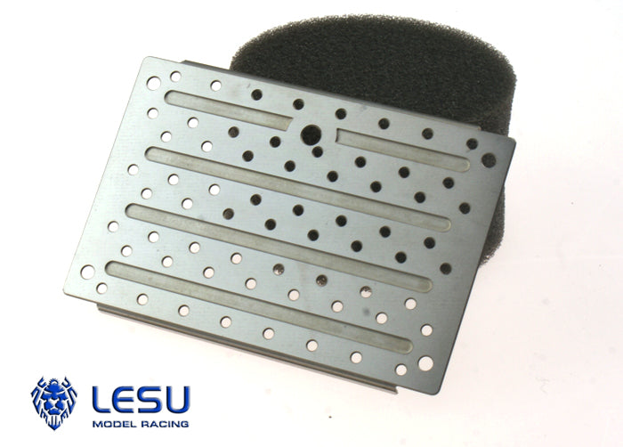 TOUCAN RC HOBBY LESU Metal Pedal Footboard of Fifth Wheel Traction Base for 1/14 Tamiiya Radio Control Tractor Truck Dump Lorry Model Replacement