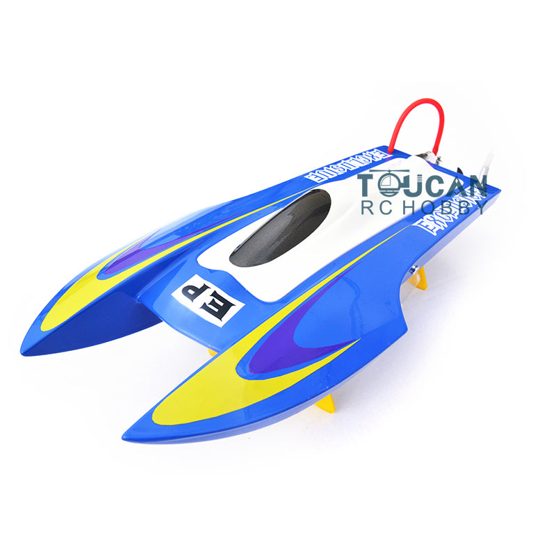 TOUCAN RC HOBBY DT M440 Mini Fiber Glass Electric Racing PNP RC Boat Gemini Hull W/ Motor Servo ESC Hardware 385*190*65mm High Speed