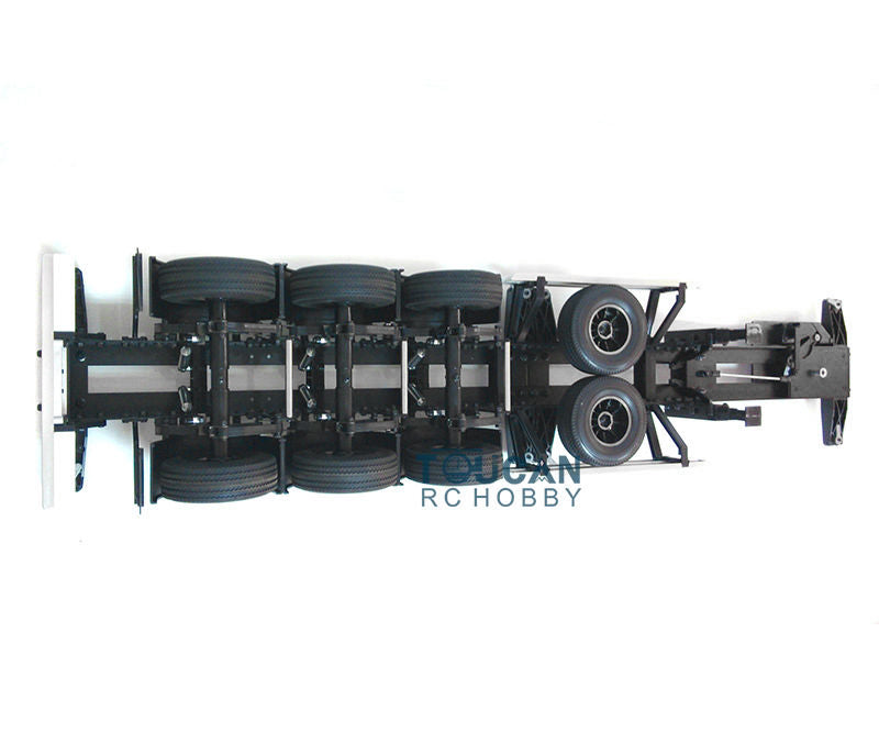 TOUCAN RC HOBBY HHRC US Stock 1/14 Scale Remote Control 40ft Container Chassis Semi Tractor Trailer Unpainted KIT Car RC Model