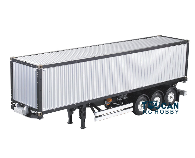 TOUCAN RC HOBBY HHRC 1/14 RC 40ft Container Chassis Semi Trailer Tractor Truck 3 Axles KIT Unpainted