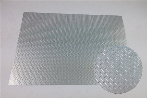 TOUCAN RC HOBBY HHRC Spare Part Metal 28*20MM Metal Checkered Plate A/B for 1/14 TAMlIYA Radio Controlled Tractor Truck Trailer Model Cars