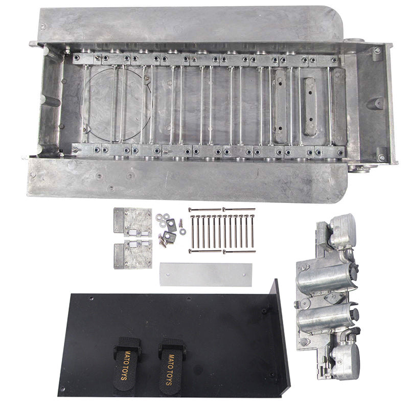 TOUCAN RC HOBBY 1/16 Mato Spare Part Metal Smoke Launcher Tool Box Suspension Bar Rear Panel Exhauster German Tiger I RTR Radio Control Tank Model