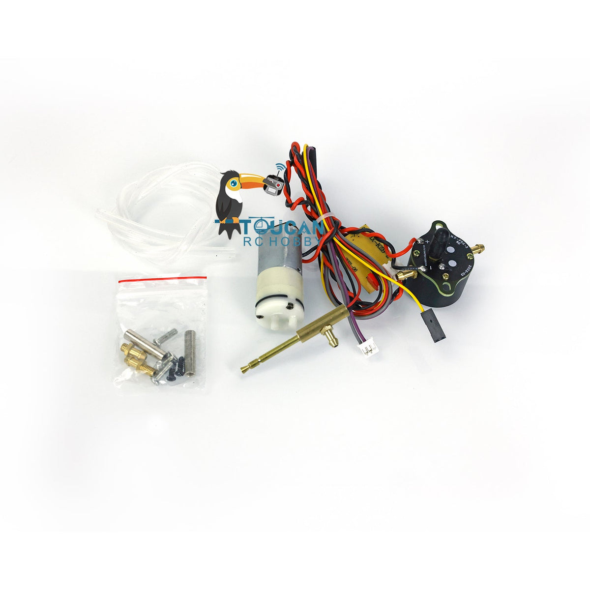 TOUCAN RC HOBBY Heng Long Metal Painted Machine Gun Smoke Gearbox Unit Parts for 1/16 7.0 RC Tank Model Pazner Tiger Pershing 3818 3819 2838