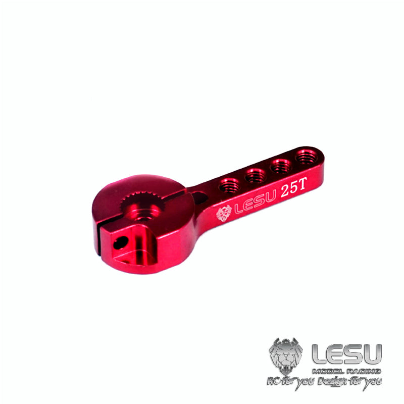 TOUCAN RC HOBBY LESU 1/14 RC Truck 28MM M2 34.5MM M3 Metal Steering Gear Servo Arm for Futaba Ace TowerPro MG Series DIY TAMIIYA Dumper Excavator
