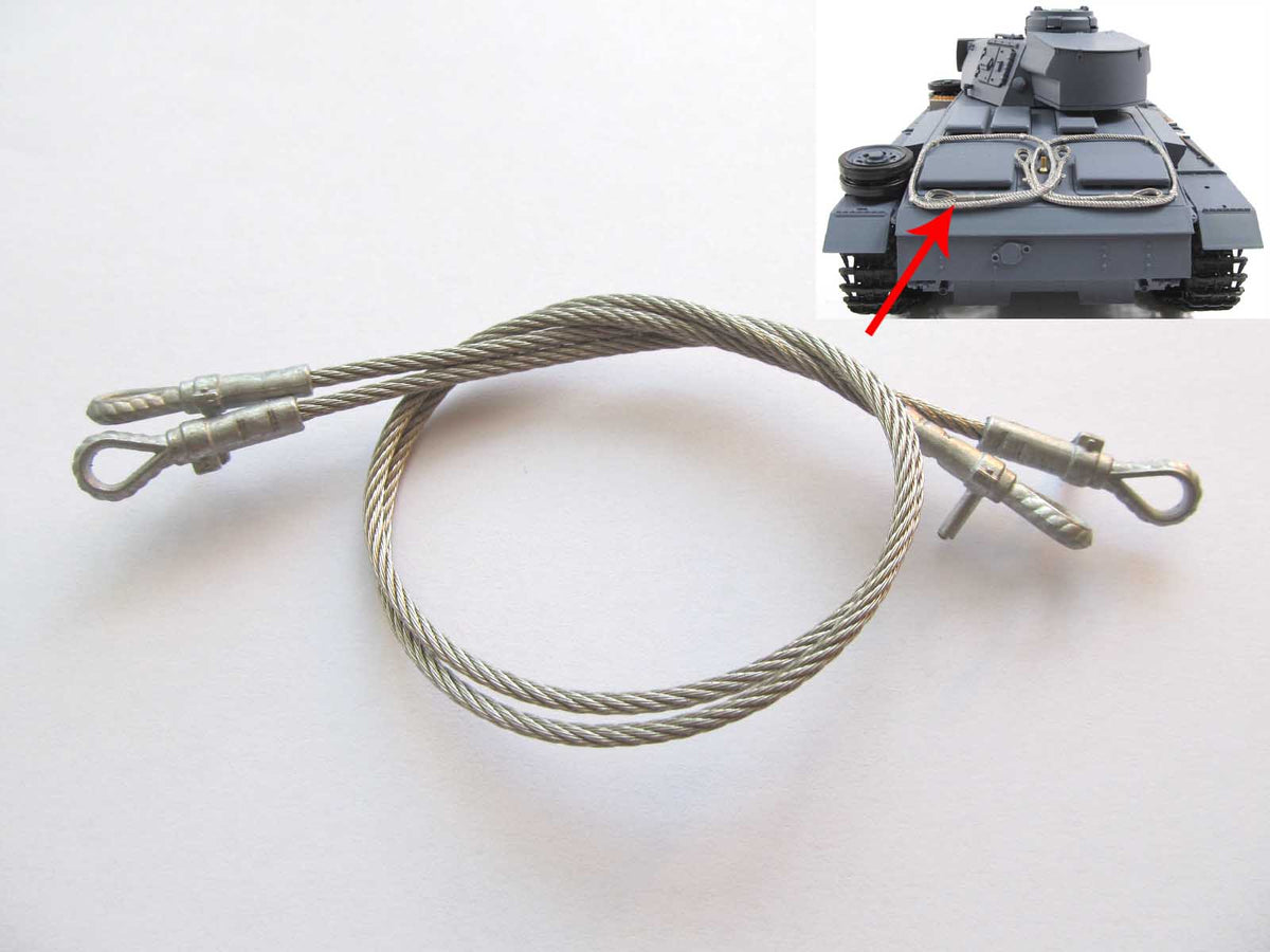TOUCAN RC HOBBY 1/16 Mato Metal Machine Gun Radiator Fan Inspection Hatches Sprocket Hubs Towing Cable Radio Controlled RTR Tank German Panzer III