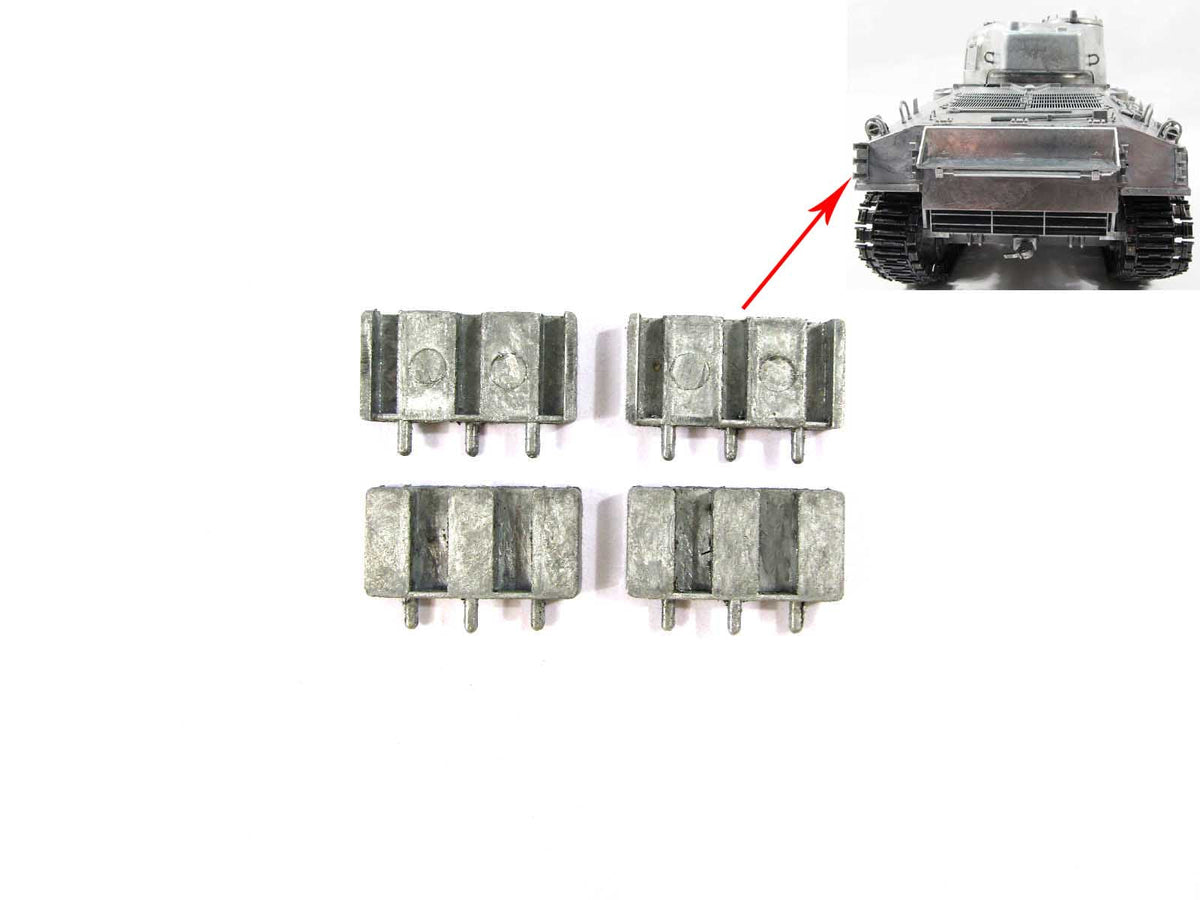 TOUCAN RC HOBBY 1/16 Mato Metallteil Geschützrohr geteilte Luke Kommandantenkuppel Schutzgitter LED-Scheinwerfer Hupe Handläufe Kettenhalter Sherman RTR ferngesteuerter Panzer