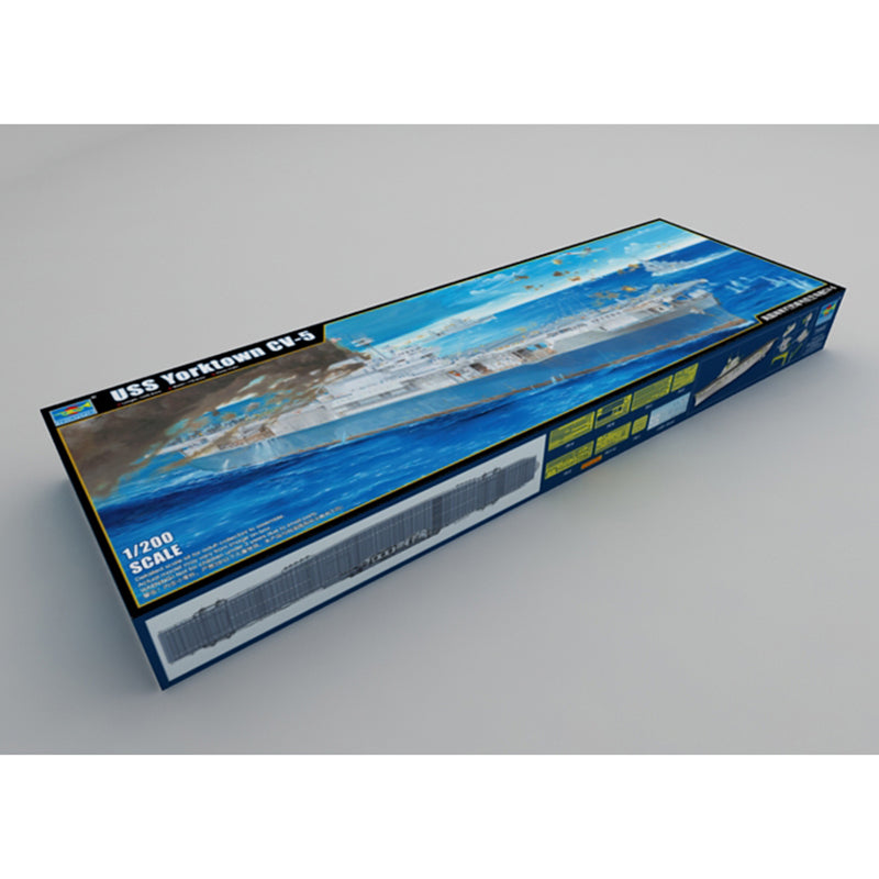 TOUCAN RC HOBBY US Stock Trumpeter 03711 1/200 USS Navy Yorktown CV-5 Aircraft Carrier Model Warship Kit