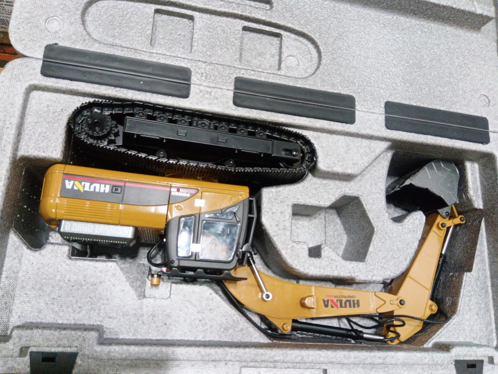 TOUCAN RC HOBBY Fast Free Shipping Second Hand US Stock HUINA New Upgrade 580 1/14 Metal Excavator Model Engineering Vehicle