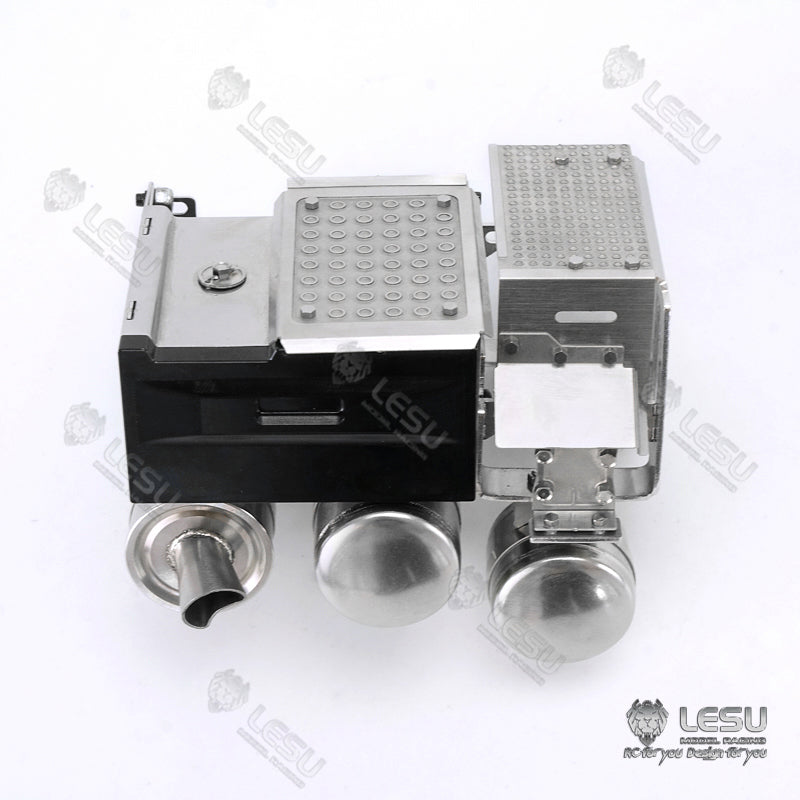 TOUCAN RC HOBBY LESU Radio Contol Truck Parts Urea Tank Battery Box Exhaust Tank 1/14 for RC Tractor Truck Outdoor Vehicle Accessories