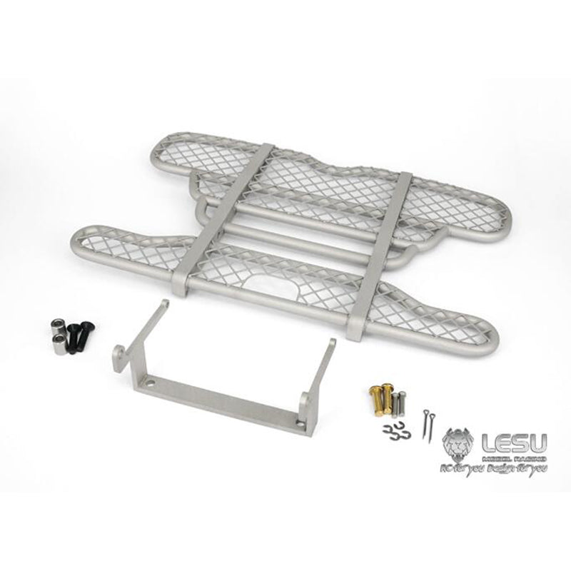 TOUCAN RC HOBBY LESU Metal Front Grille Guard Bumper for 1/14 Tamiiya Remote Control Tractors Trucks 6x6 6*4 Dump Model Upgraded Replacement Parts