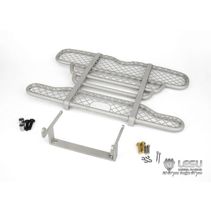 TOUCAN RC HOBBY LESU Metal Front Grille Guard Bumper for 1/14 Tamiiya Remote Control Tractors Trucks 6x6 6*4 Dump Model Upgraded Replacement Parts