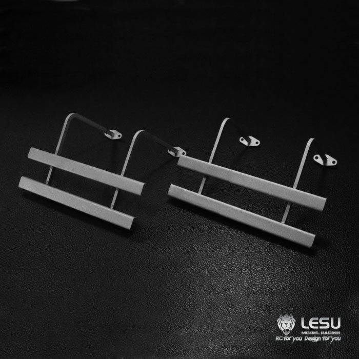 TOUCAN RC HOBBY LESU 1/14 Metal DIY Upgraded Part Side Bumper Vacuum Tank Waste Bin for Roll-off RC Dumper Vehicle Wood Trailer Rack