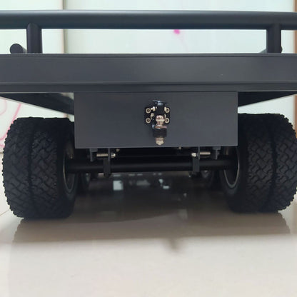 TOUCAN RC HOBBY Metal 5 Axles Trailer for 1/14 RC Hydraulic Dump Radio Controlled Truck Tractor Eletric Car Simulation Hobby Model