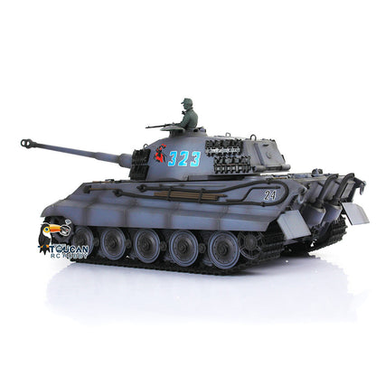 TOUCAN RC HOBBY Heng Long 1/16 TK7.0 Plastic German King Tiger RTR RC Tank Model 3888A Sound Light Smoke BB Infrared Combat Metal Barrel