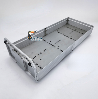 TOUCAN RC HOBBY JXModel Metal Operation Cage Fork Telescopic Spreader Cargo Bucket for 1/14 RC Hydraulic Crane Truck F1650 F1650-TD DIY Parts for Enthusiast