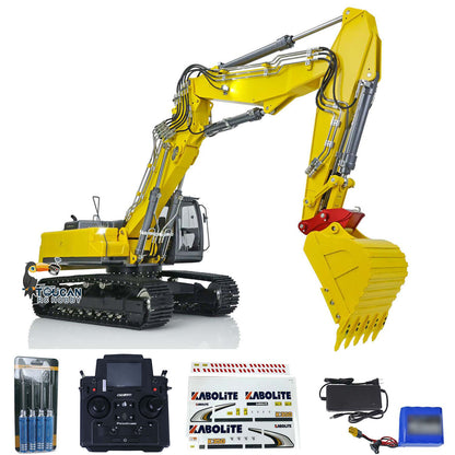 TOUCAN RC HOBBY Kabolite K350-200 1/14 Metal RC Hydraulic Excavator RTR 3 Arms PL18EV Lite Controller 10000mAh Battery Light & Sound System Air Filter GPS for Digger Model Collectors