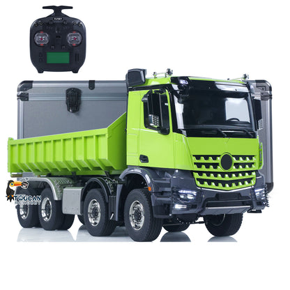 TOUCAN RC HOBBY LXY 1/14 8x8 Metal Hydraulic RC Dumper Tipper Car Radio Control Full Dump Trucks with Standard Bucket Hobby Model DIY PNP